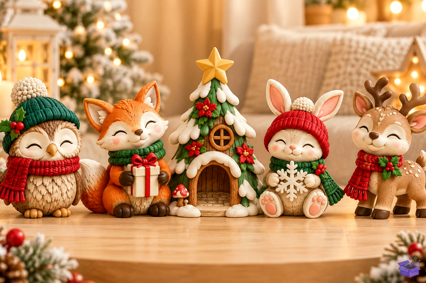 Yılbaşı Woodland STL 3D Baskı - 3D Baskı ve Model Dosyası (STL, OBJ, 3MF) - 3D İndir (STL, OBJ, 3MF)