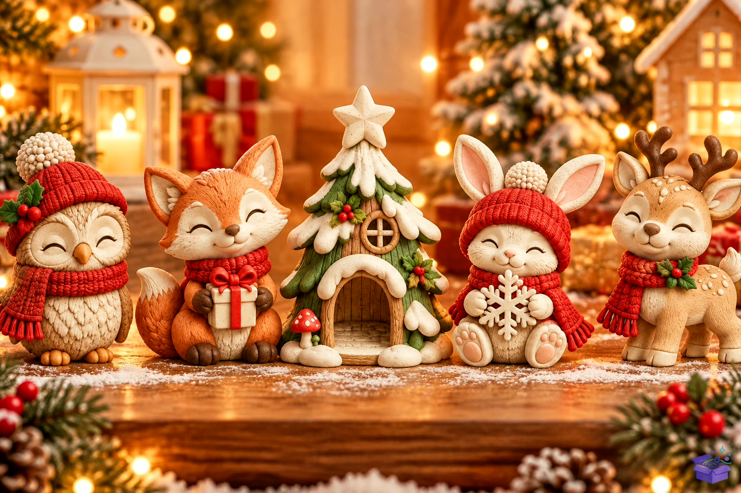 Yılbaşı Woodland STL 3D Baskı - 3D Baskı ve Model Dosyası (STL, OBJ, 3MF) - detaylı önizleme 2