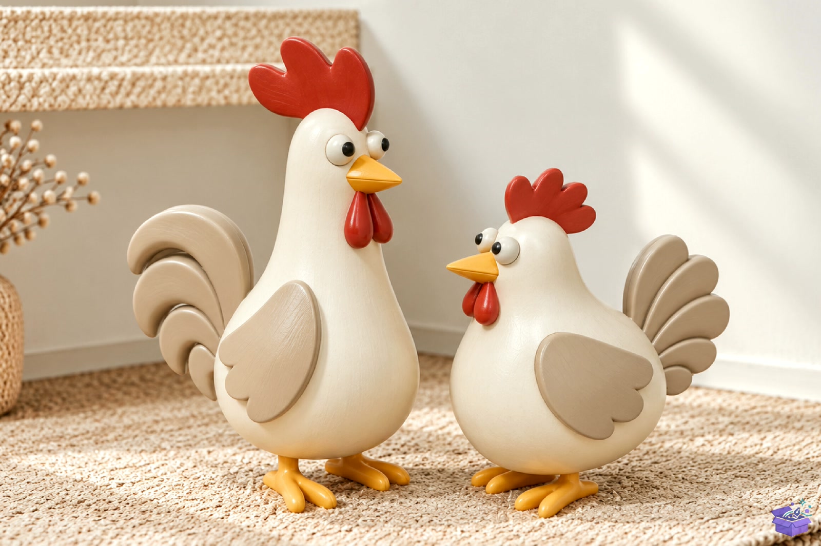 Cute Rooster Decorative STL - 3D Baskı ve Model Dosyası (STL, OBJ, 3MF) - detaylı önizleme 5