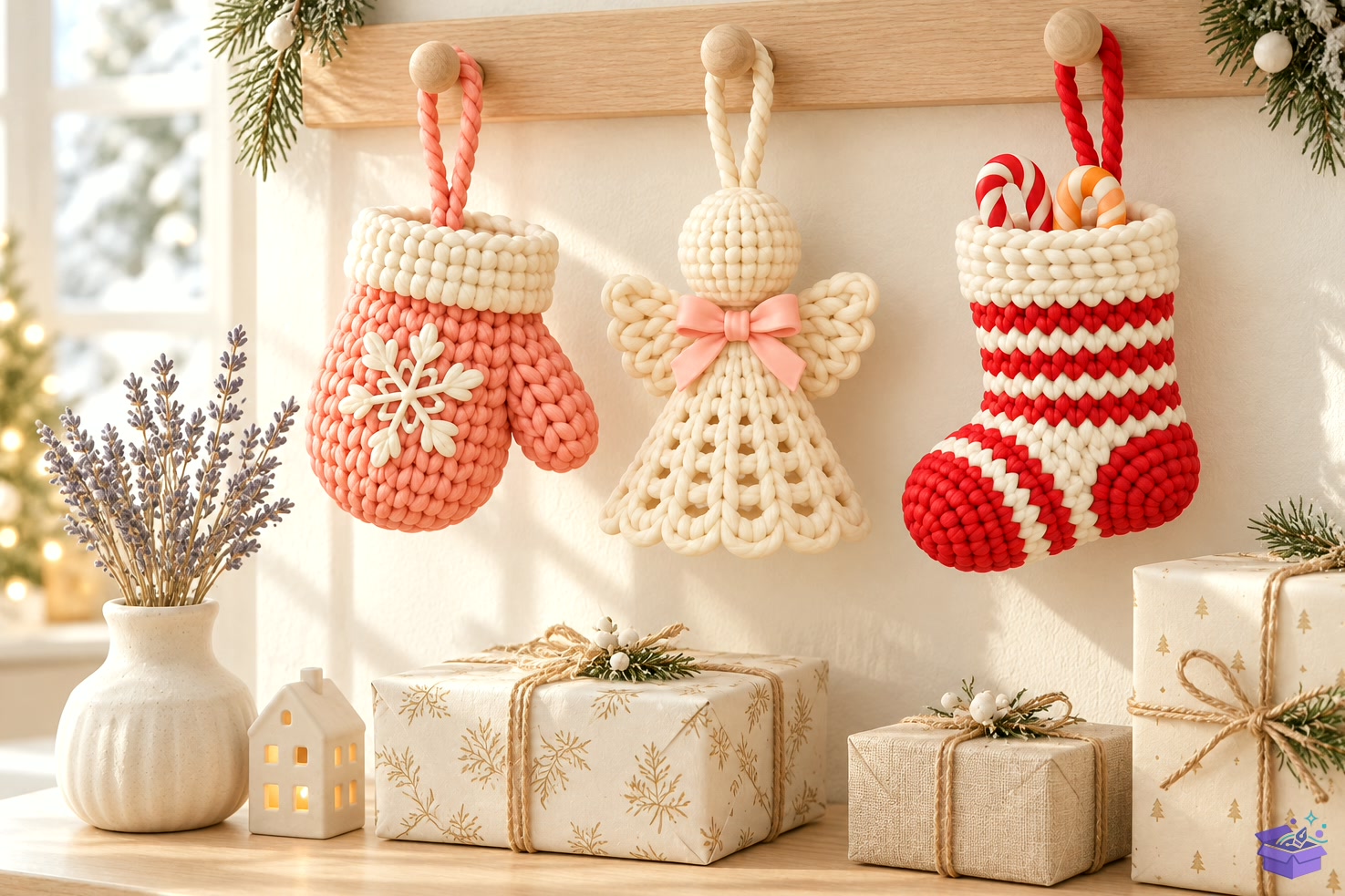 3D Baskı STL Knitted Yılbaşı Ağaç Süsü - 3D Baskı ve Model Dosyası (STL, OBJ, 3MF) - detaylı önizleme 2