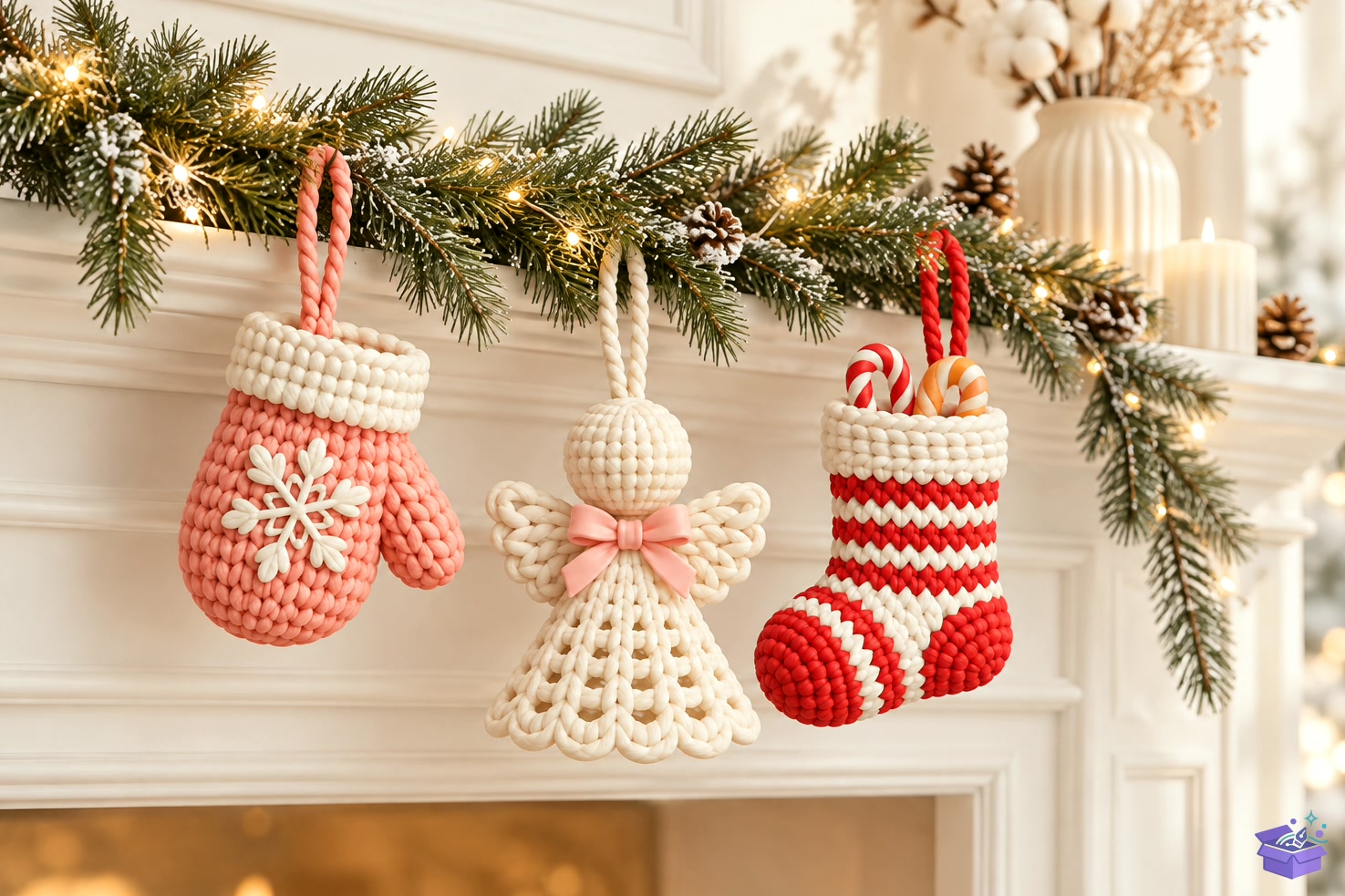 3D Baskı STL Knitted Yılbaşı Ağaç Süsü - 3D Baskı ve Model Dosyası (STL, OBJ, 3MF) - detaylı önizleme 5