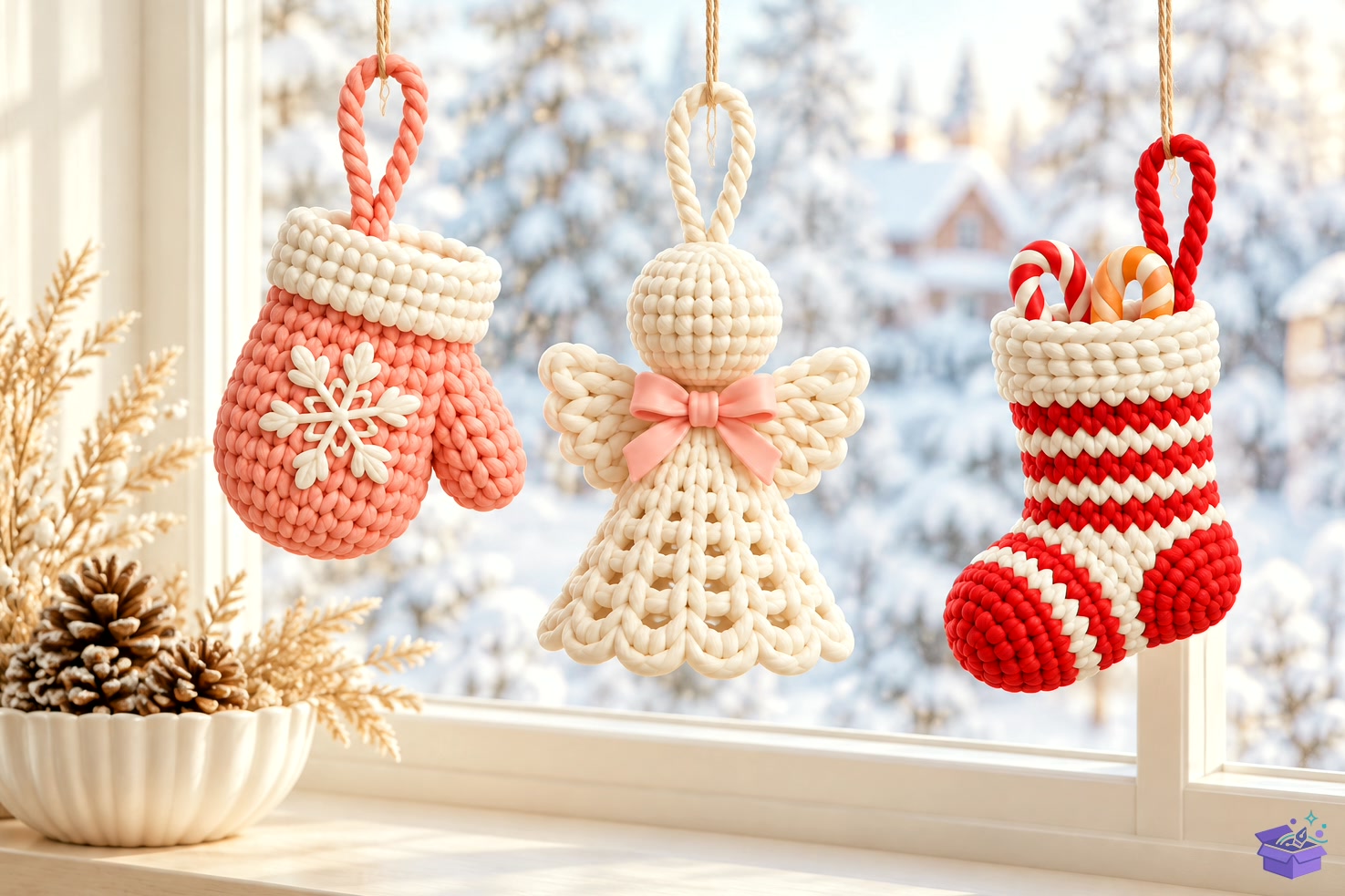 3D Baskı STL Knitted Yılbaşı Ağaç Süsü - 3D Baskı ve Model Dosyası (STL, OBJ, 3MF) - detaylı önizleme 6