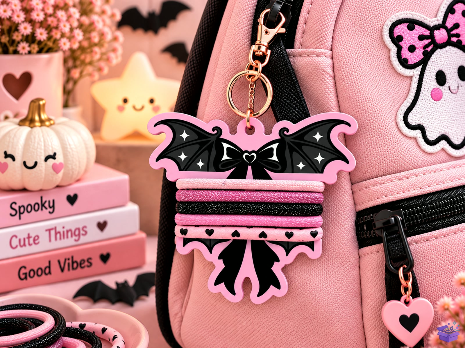 Cute Spooky Hair Tie Tutucu 3D Baskı - 3D Baskı ve Model Dosyası (STL, OBJ, 3MF) - detaylı önizleme 4