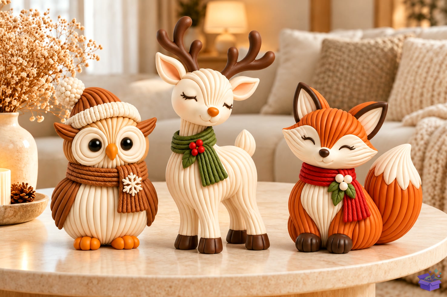 Woodland Yılbaşı Animals STL - 3D Baskı ve Model Dosyası (STL, OBJ, 3MF) - detaylı önizleme 2
