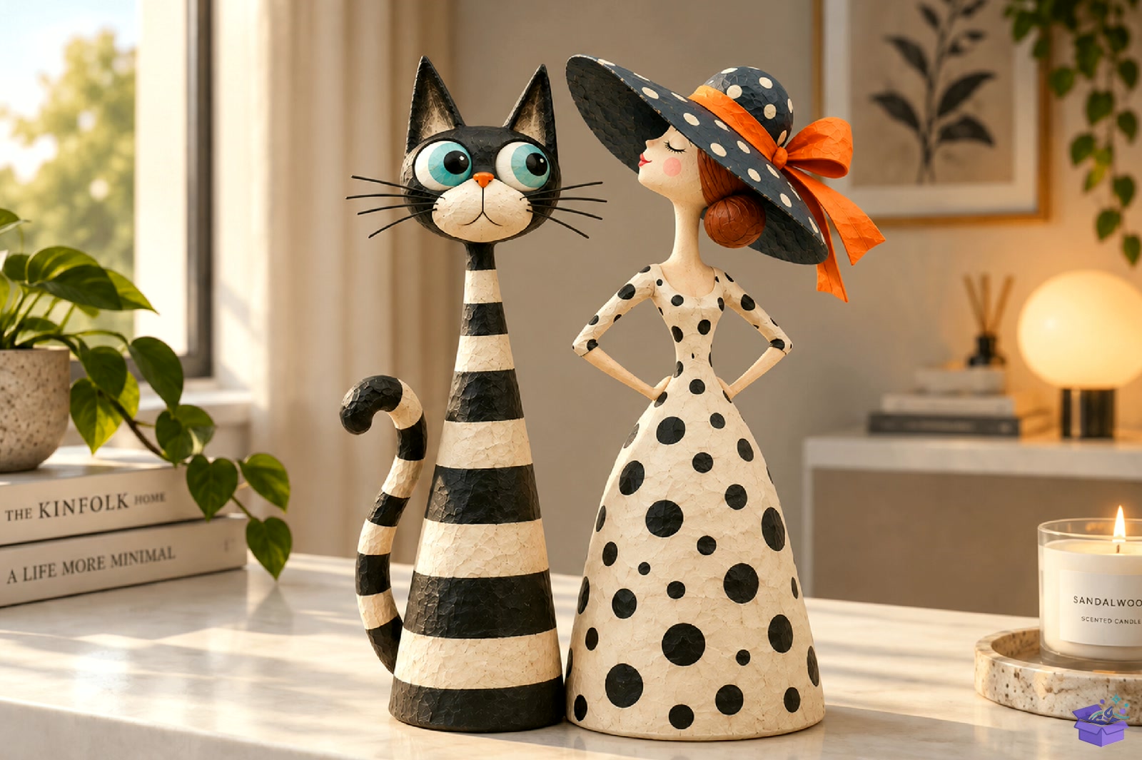 Kedi Kedi Lady Figurine STL - 3D Baskı ve Model Dosyası (STL, OBJ, 3MF) - detaylı önizleme 2