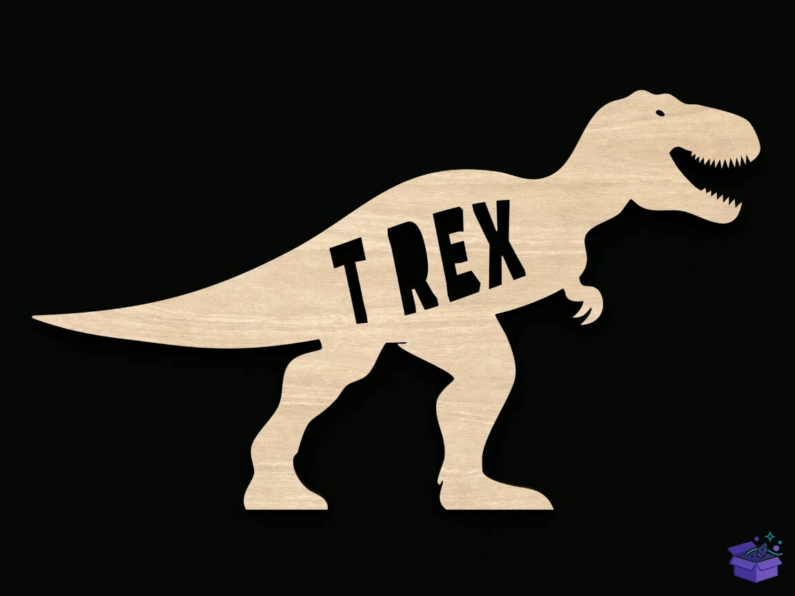 Dinosaur Names Craft Shapes - El İşi ve Kesim Dosyası (SVG, DXF, EPS, PNG) - detaylı önizleme 2