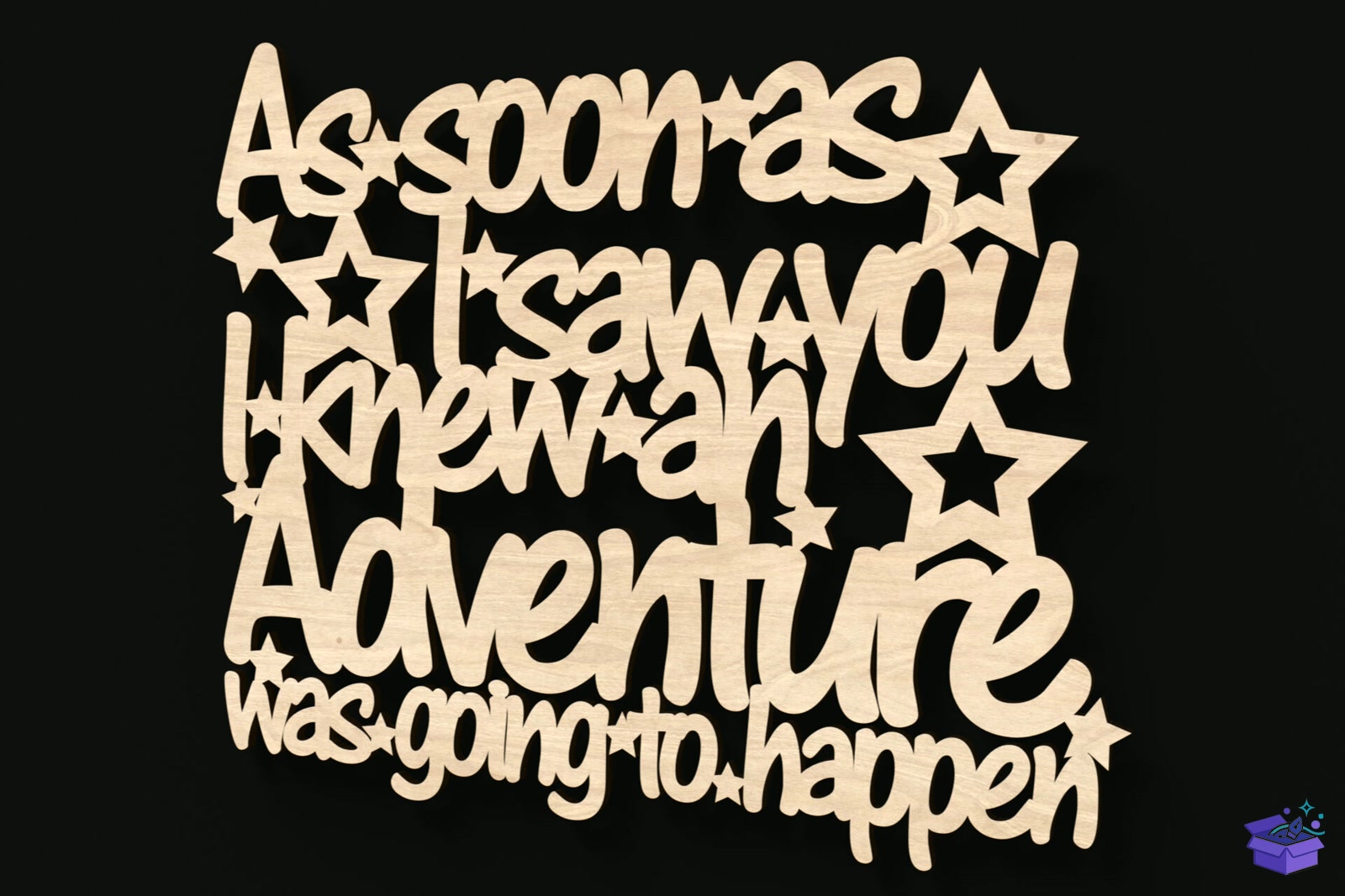 As Soon As I Saw You Adventure Tabela Levha - Lazer Kesim ve Çizim Dosyası (SVG, DXF, EPS, PNG) - detaylı önizleme 3