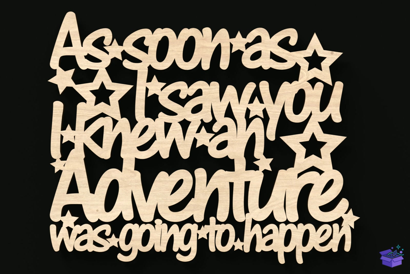 As Soon As I Saw You Adventure Tabela Levha - Lazer Kesim ve Çizim Dosyası (SVG, DXF, EPS, PNG) - detaylı önizleme 4