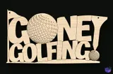 "Gone Golfing" Golf Tabelası - Lazer Kesim ve Çizim Dosyası (SVG, DXF, EPS, AI, PDF) - detaylı önizleme 4