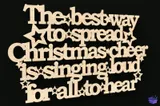 "Best Way To Spread Christmas Cheer" Yılbaşı Tabelası - Lazer Kesim ve Çizim Dosyası (SVG, DXF, EPS, AI, PDF) - detaylı önizleme 2