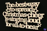 "Best Way To Spread Christmas Cheer" Yılbaşı Tabelası - Lazer Kesim ve Çizim Dosyası (SVG, DXF, EPS, AI, PDF) - detaylı önizleme 3
