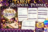 Tarot İş Planlayıcısı Canva Şablonu - Yazdırılabilir Şablon (PDF, PNG) - detaylı önizleme 1