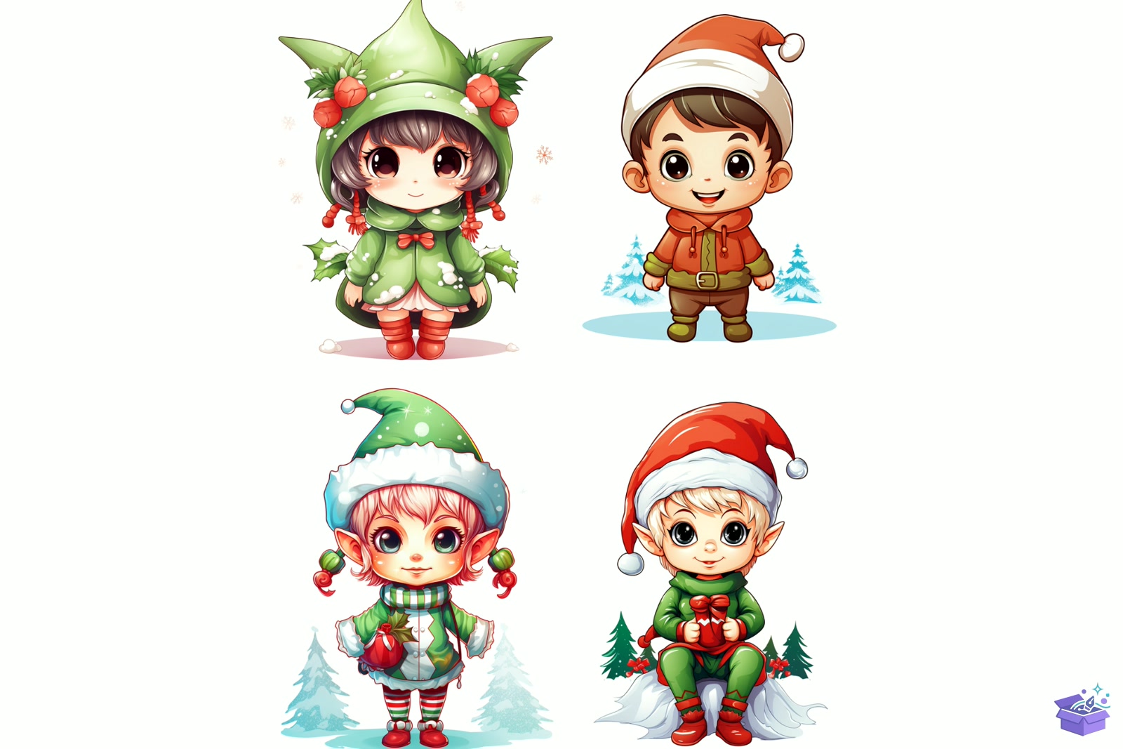 Prompt For Yılbaşı Elf - DTF & Süblimasyon Baskı Tasarımı (SVG, DXF, EPS, PNG) - detaylı önizleme 3