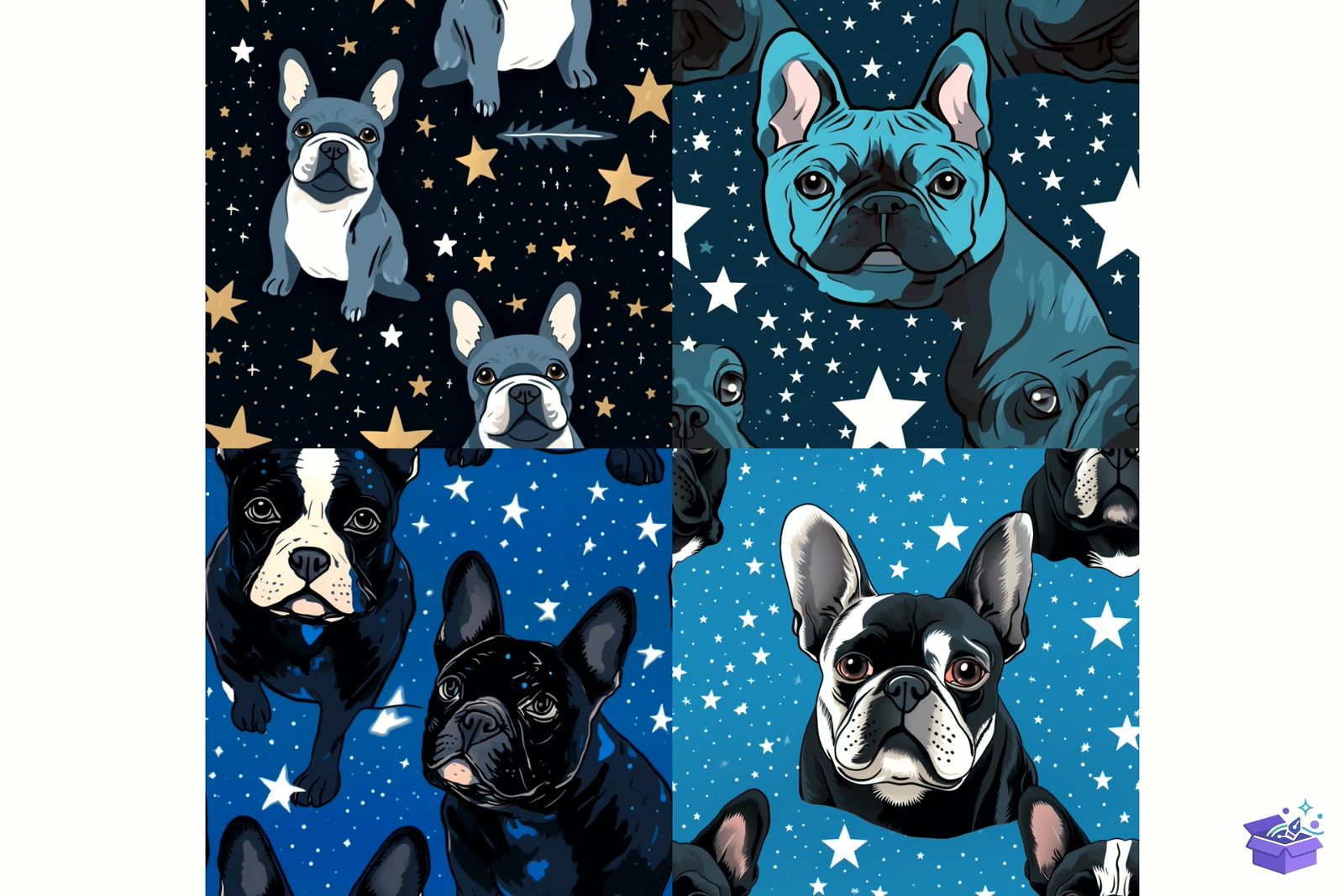 Love French Bulldog Desen - Lazer Kesim ve Çizim Dosyası (SVG, DXF, EPS, PNG) - detaylı önizleme 3