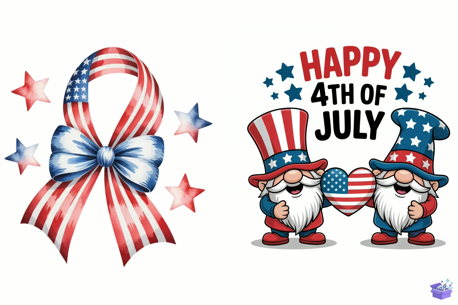Prompt Patriotic 4th Of July Süblimasyon Baskı - DTF & Süblimasyon Baskı Tasarımı (SVG, DXF, EPS, PNG) - detaylı önizleme 3