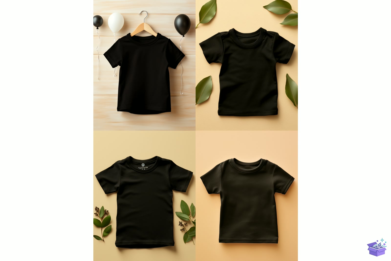 Baby Tshirt Mockup - Profesyonel Sunum Mockup Şablonu (SVG, DXF, EPS, PNG) - detaylı önizleme 4