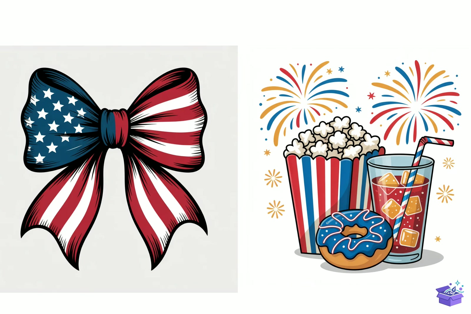 4th Of July USA 250th Anniversary - Lazer Kesim ve Çizim Dosyası (SVG, DXF, EPS, PNG) - detaylı önizleme 3