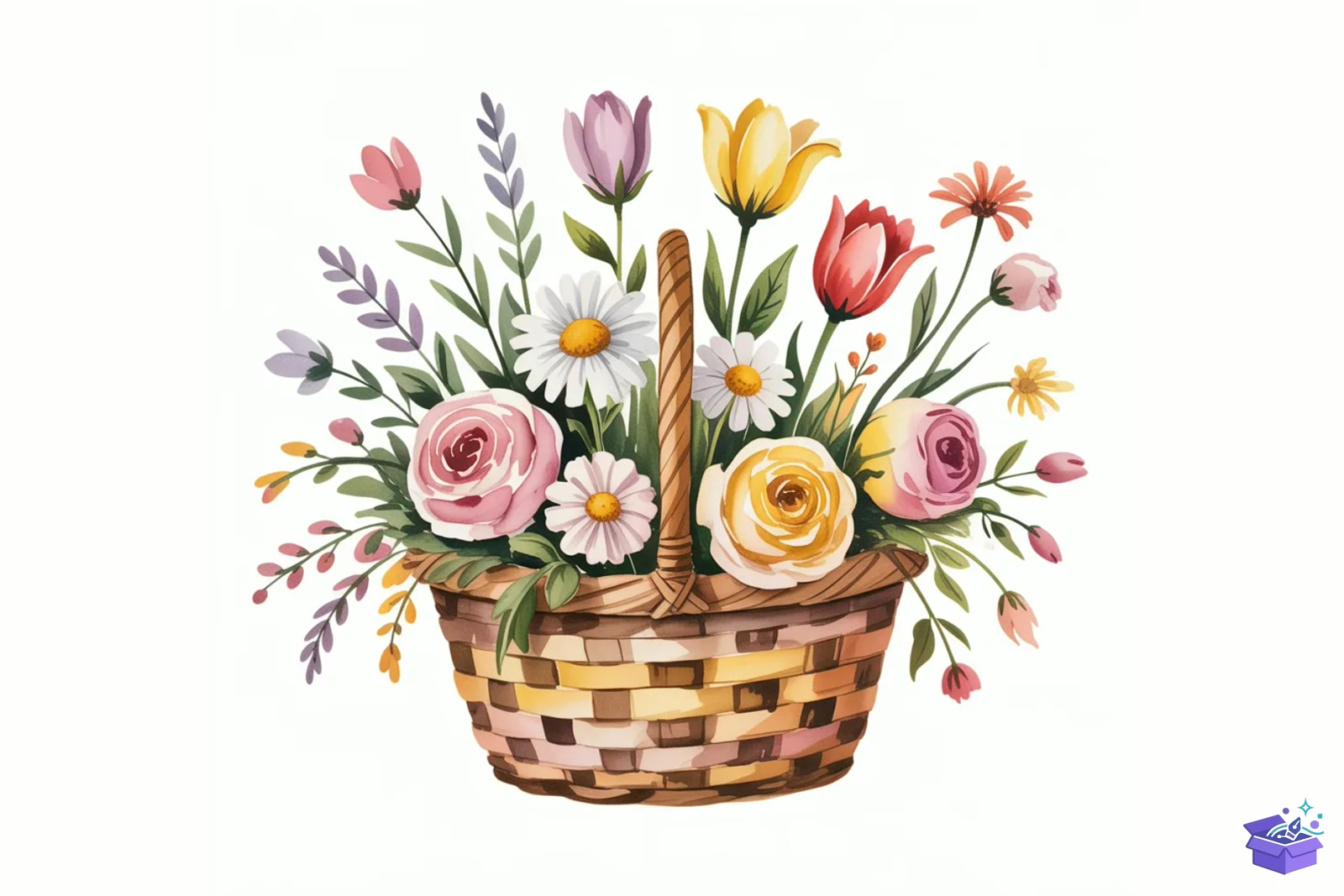 Prompt Whimsical Summer Çiçek - Lazer Kesim ve Çizim Dosyası (SVG, DXF, EPS, PNG) - detaylı önizleme 5