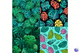 Monstera Yaprağı Kesintisiz Deseni - Yapay Zekâ Promptu (PDF) - detaylı önizleme 3