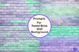 Pastel Tuğla Duvar Arka Planı - Dijital Arka Plan (PDF) - detaylı önizleme 1