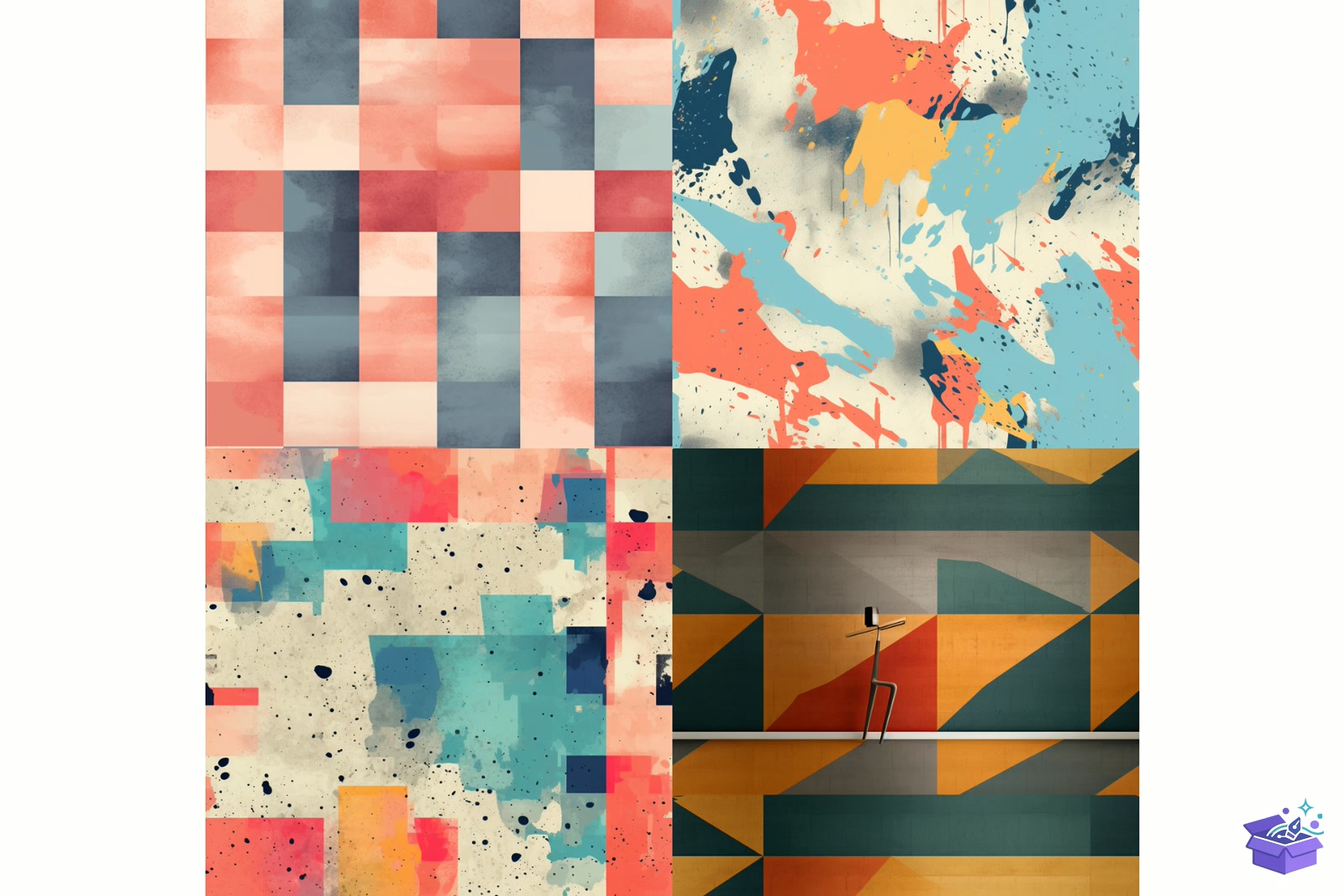 Pastel Brick Wall Background - Lazer Kesim ve Çizim Dosyası (SVG, DXF, EPS, PNG) - detaylı önizleme 5
