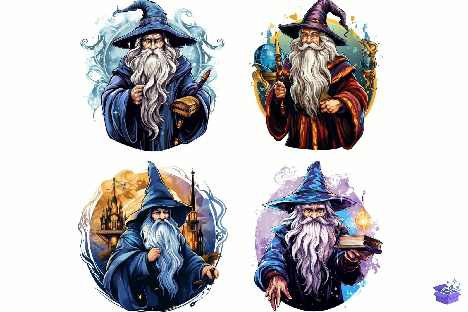 Prompt For Wizard School - Lazer Kesim ve Çizim Dosyası (SVG, DXF, EPS, PNG) - detaylı önizleme 5