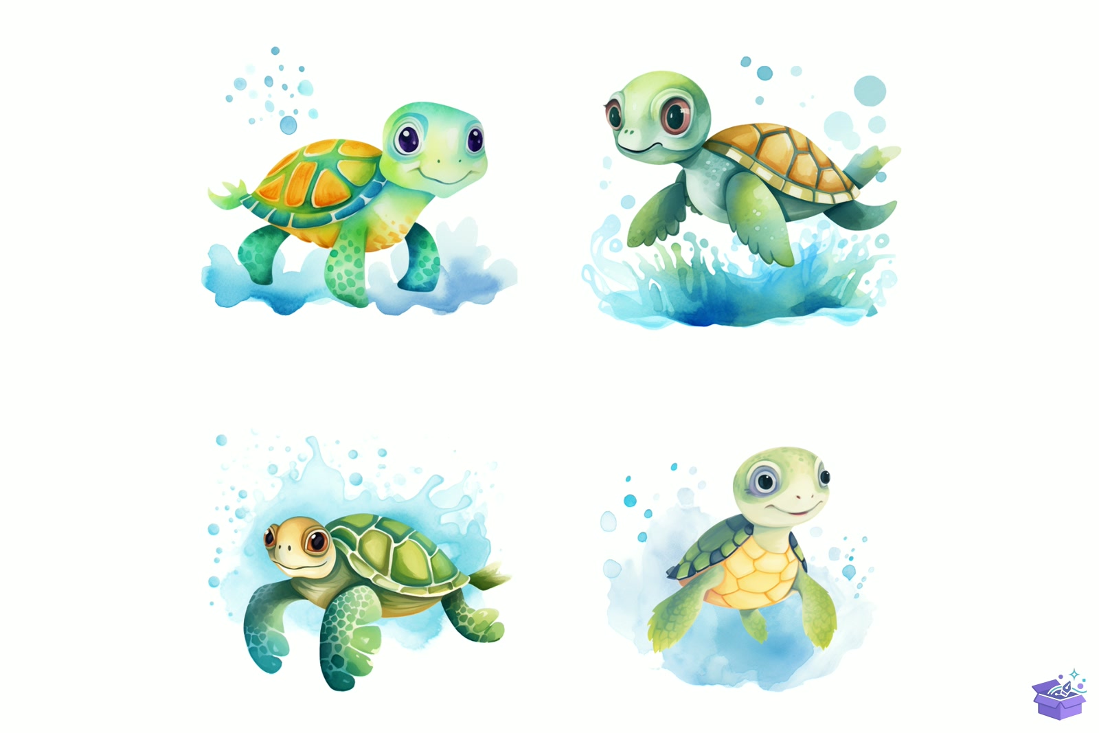 Sea Turtle Süblimasyon Baskı - DTF & Süblimasyon Baskı Tasarımı (SVG, DXF, EPS, PNG) - detaylı önizleme 3