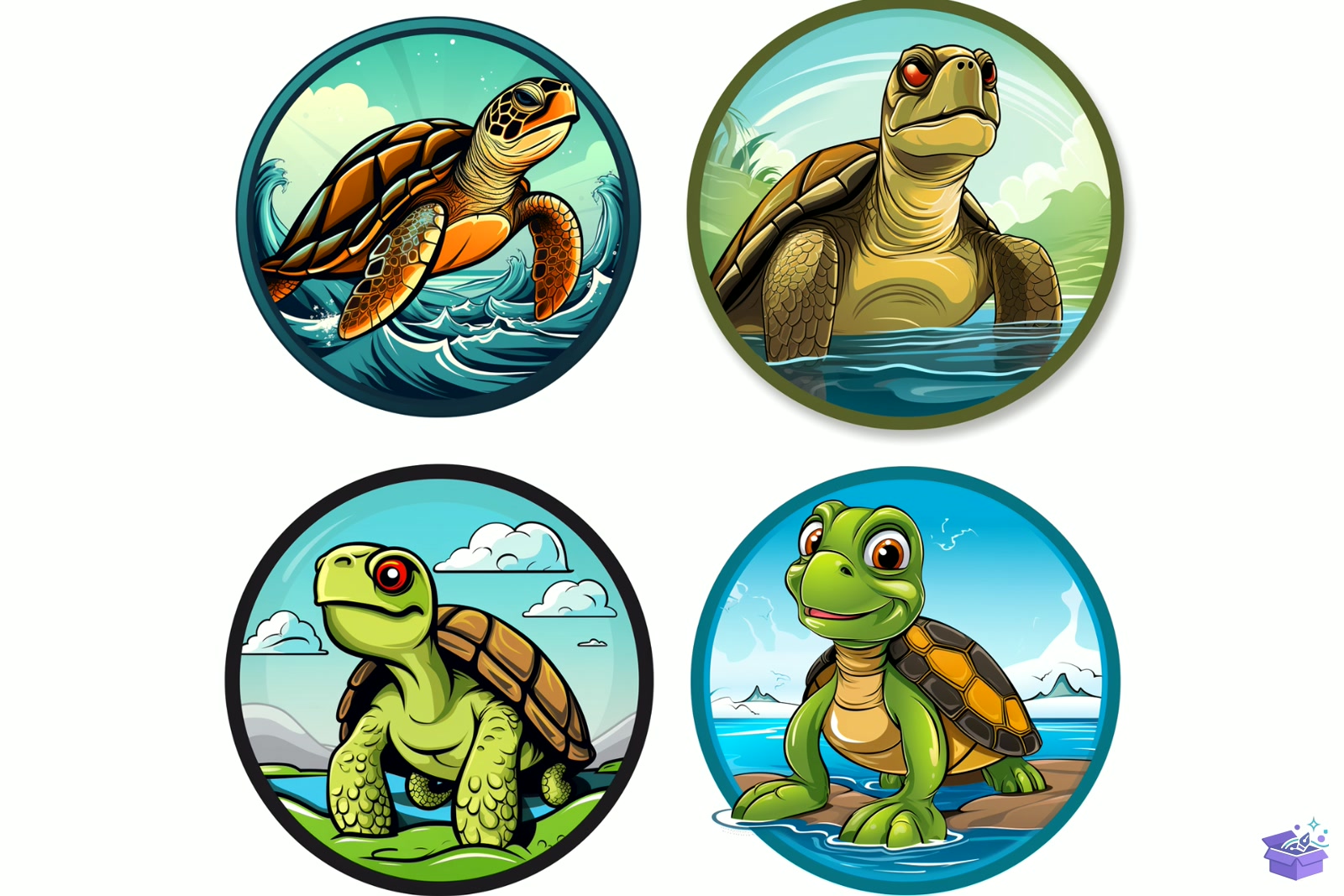 Sea Turtle Süblimasyon Baskı - DTF & Süblimasyon Baskı Tasarımı (SVG, DXF, EPS, PNG) - detaylı önizleme 4