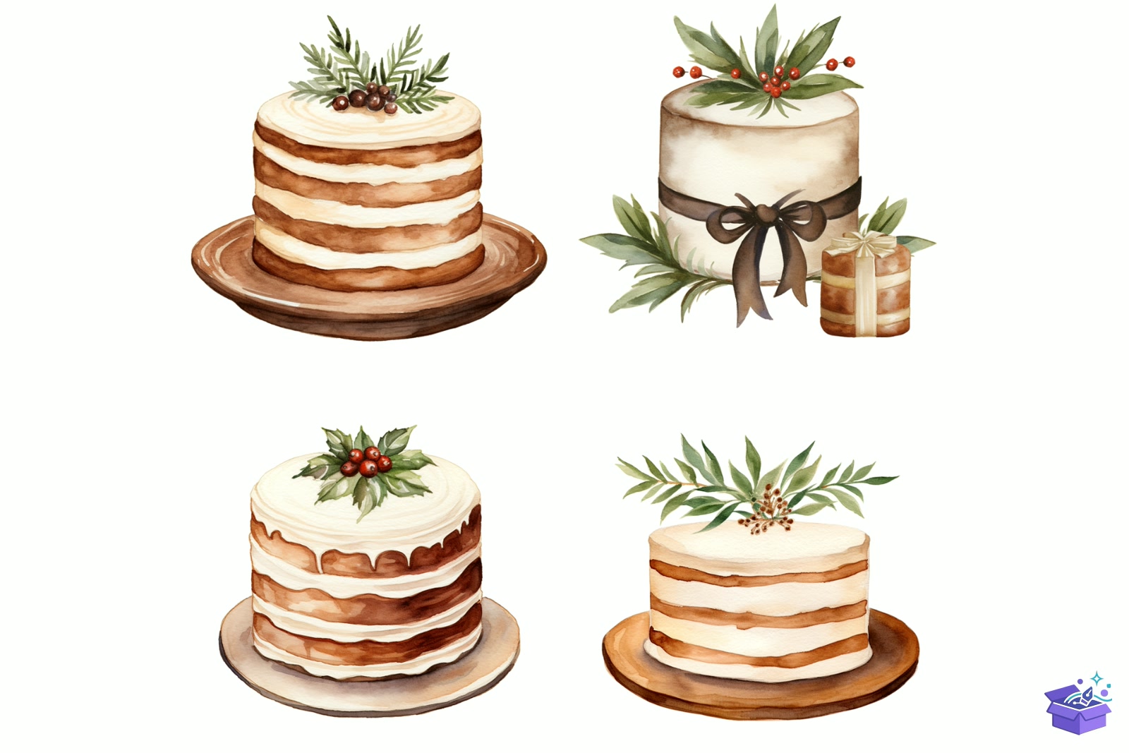 Prompt For Country Rustic Cakes - Lazer Kesim ve Çizim Dosyası (SVG, DXF, EPS, PNG) - detaylı önizleme 6