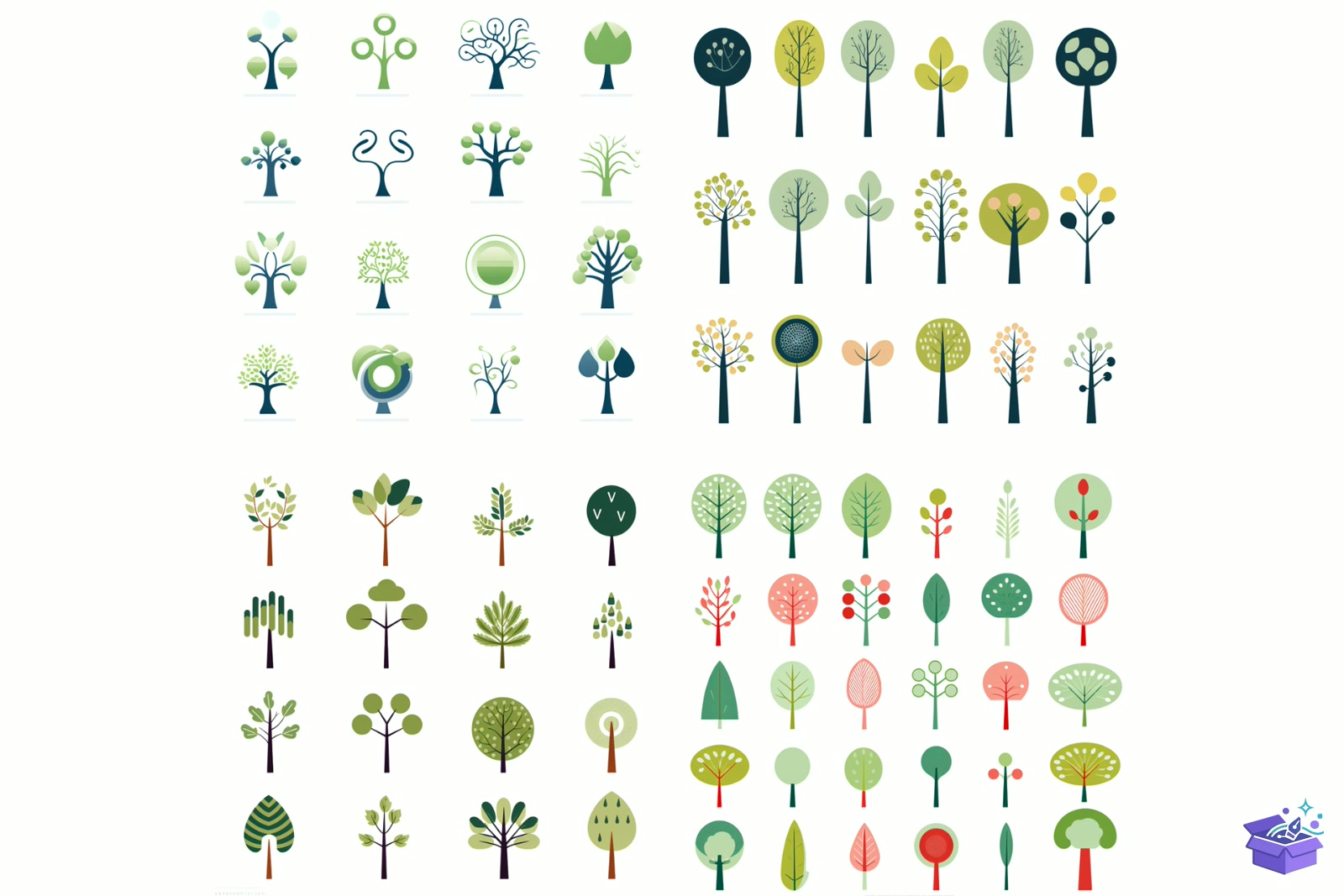 Prompt For Whimsical Trees - Lazer Kesim ve Çizim Dosyası (SVG, DXF, EPS, PNG) - detaylı önizleme 3