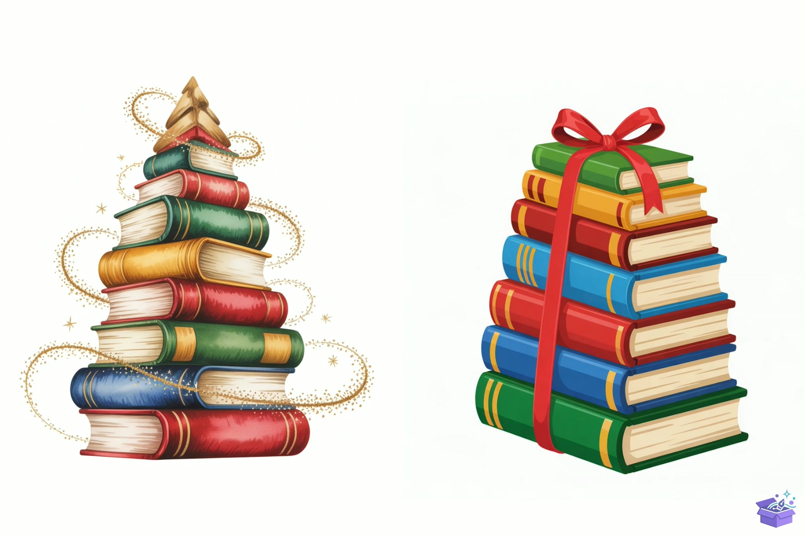 Prompt Yılbaşı Books Ağaç Süblimasyon Baskı - DTF & Süblimasyon Baskı Tasarımı (SVG, DXF, EPS, PNG) - detaylı önizleme 4