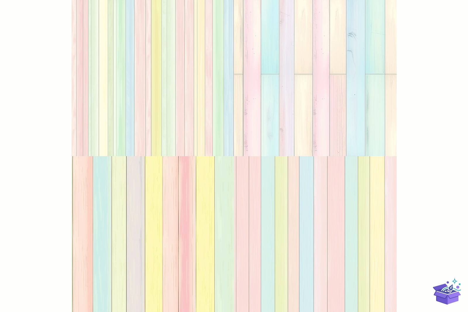 Beach Colorful Ahşap Digital Paper - Lazer Kesim ve Çizim Dosyası (SVG, DXF, EPS, PNG) - detaylı önizleme 2