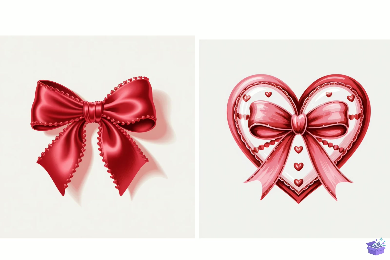 Prompt For Valentine Bow - DTF & Süblimasyon Baskı Tasarımı (SVG, DXF, EPS, PNG) - detaylı önizleme 3