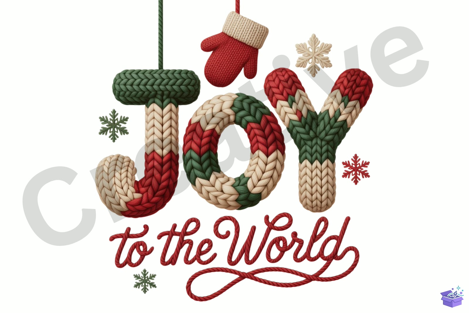 Knitted Cheer: Joy To The World - El İşi ve Kesim Dosyası (SVG, DXF, EPS, PNG) - Vektörler & SVG İndir (DXF, SVG, EPS)