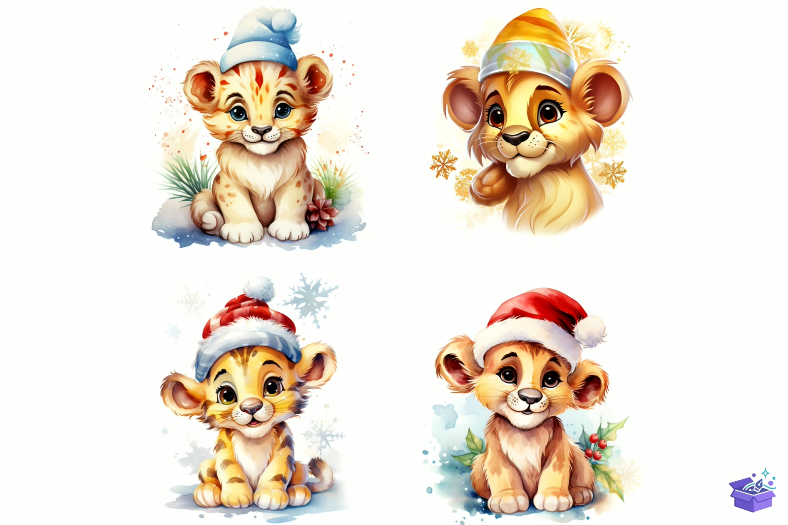 Happy New Year Animal - Lazer Kesim ve Çizim Dosyası (SVG, DXF, EPS, PNG) - detaylı önizleme 6