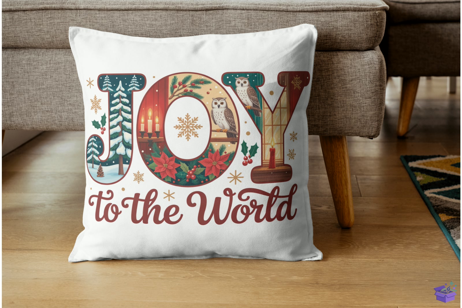 Cozy Yılbaşı Message - DTF & Süblimasyon Baskı Tasarımı (SVG, DXF, EPS, PNG) - detaylı önizleme 4