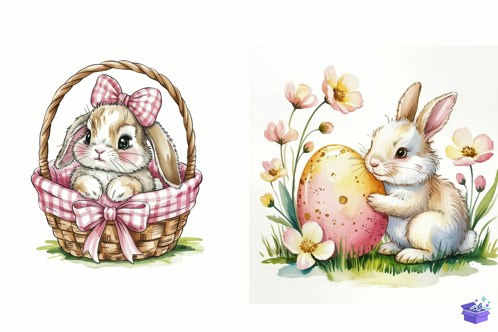 Prompt For Bunny - Lazer Kesim ve Çizim Dosyası (SVG, DXF, EPS, PNG) - detaylı önizleme 3