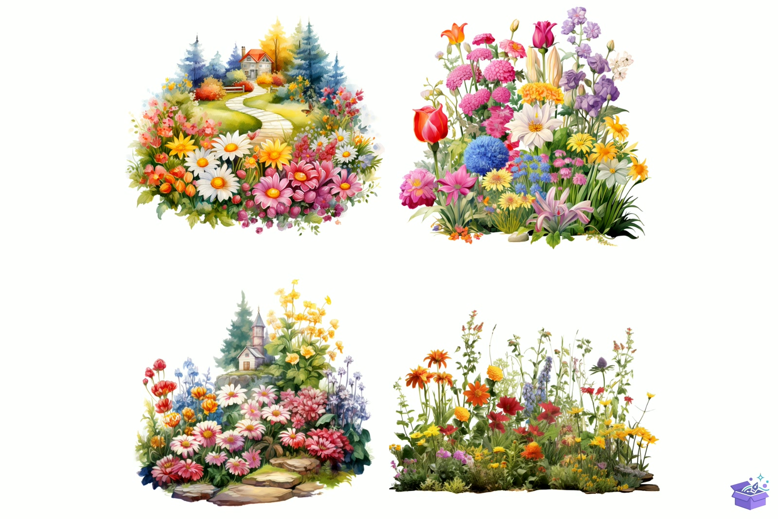 Prompt For Çiçek Garden Süblimasyon Baskı - DTF & Süblimasyon Baskı Tasarımı (SVG, DXF, EPS, PNG) - detaylı önizleme 5