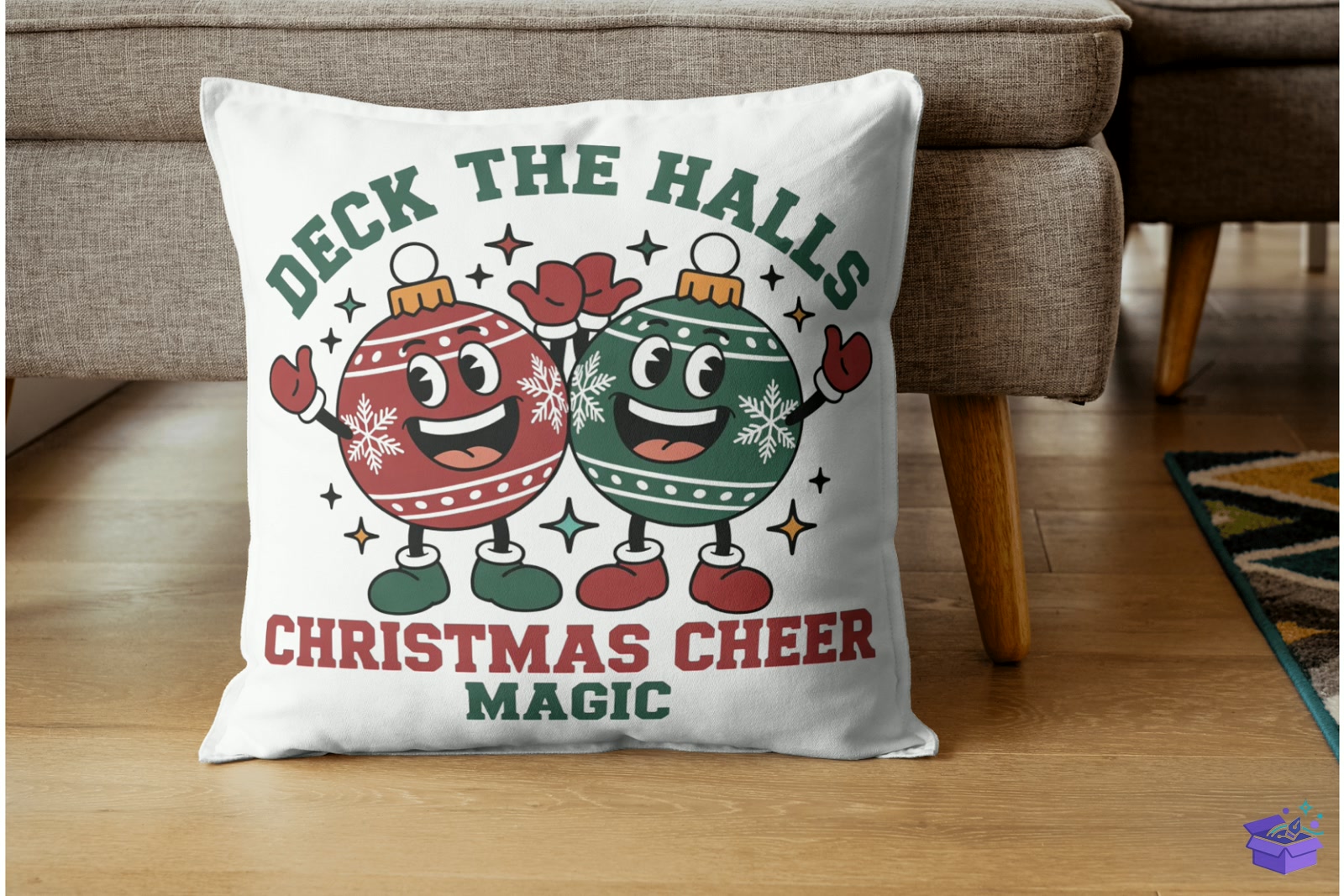 Peace On Earth Holiday Vibes - Lazer Kesim ve Çizim Dosyası (SVG, DXF, EPS, PNG) - detaylı önizleme 4