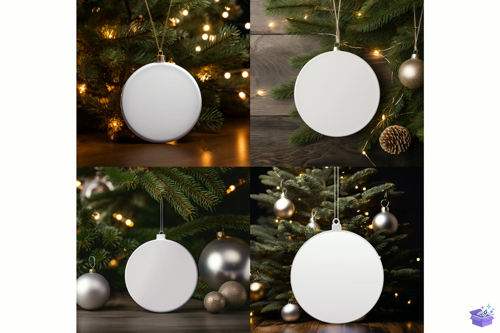 Prompt For Round Süs Mockup - Profesyonel Sunum Mockup Şablonu (SVG, DXF, EPS, PNG) - detaylı önizleme 3
