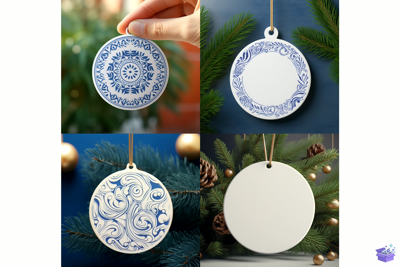 Prompt For Round Süs Mockup - Profesyonel Sunum Mockup Şablonu (SVG, DXF, EPS, PNG) - detaylı önizleme 4
