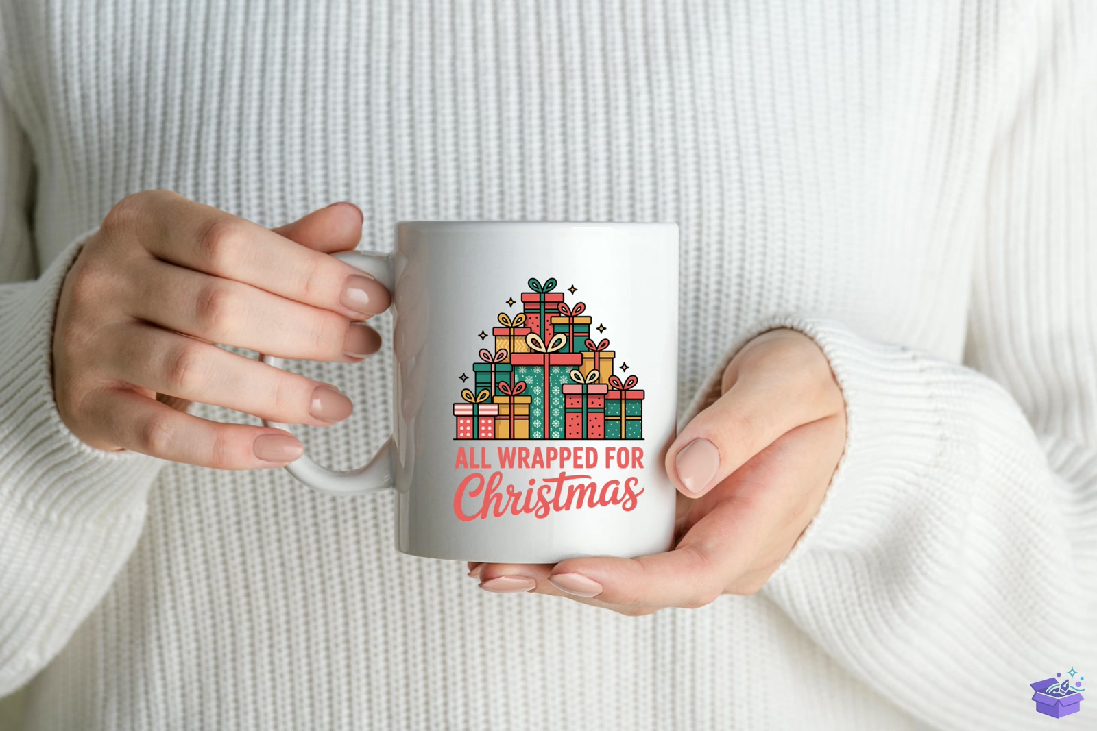 Yılbaşı Gift Süblimasyon Baskı - DTF & Süblimasyon Baskı Tasarımı (SVG, DXF, EPS, PNG) - detaylı önizleme 2