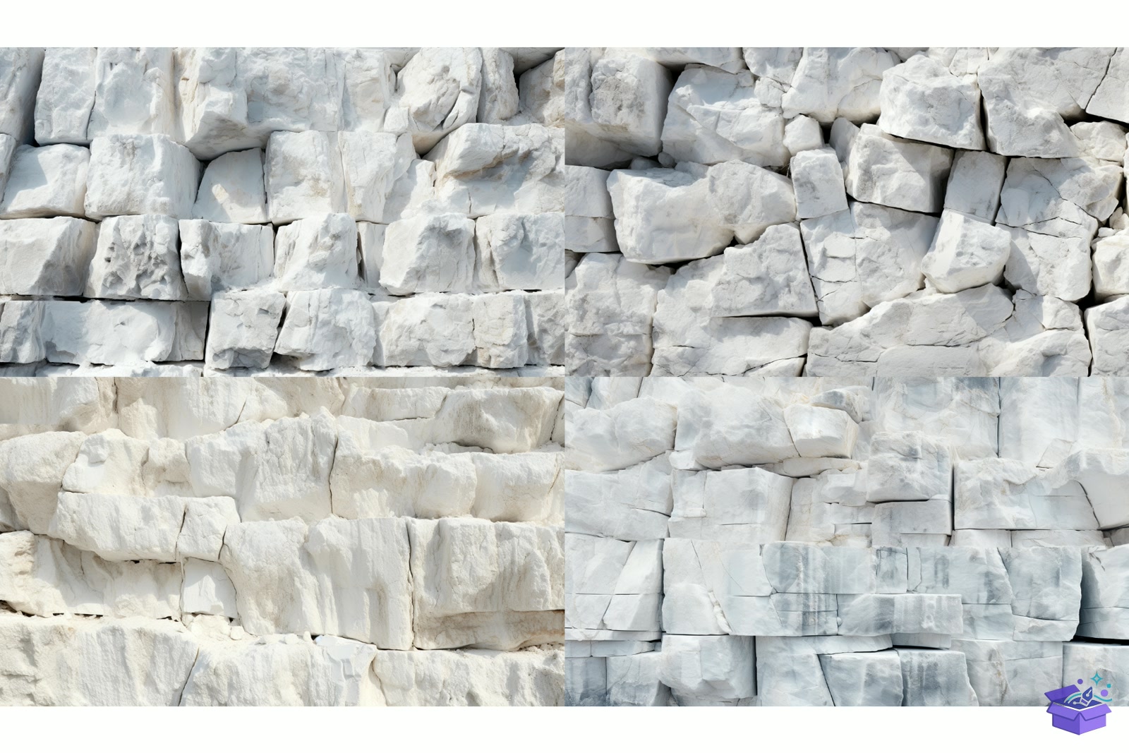 Prompt For White Stone Textures - Lazer Kesim ve Çizim Dosyası (SVG, DXF, EPS, PNG) - detaylı önizleme 3