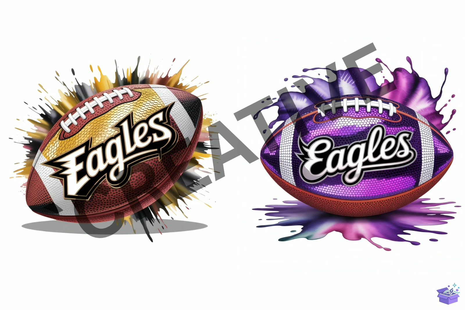 Football Ball Süblimasyon Baskı - DTF & Süblimasyon Baskı Tasarımı (SVG, DXF, EPS, PNG) - detaylı önizleme 3