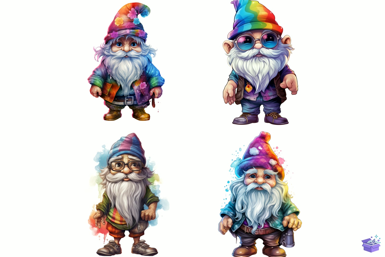 Mardi Gras Gnome Süblimasyon Baskı - DTF & Süblimasyon Baskı Tasarımı (SVG, DXF, EPS, PNG) - detaylı önizleme 2
