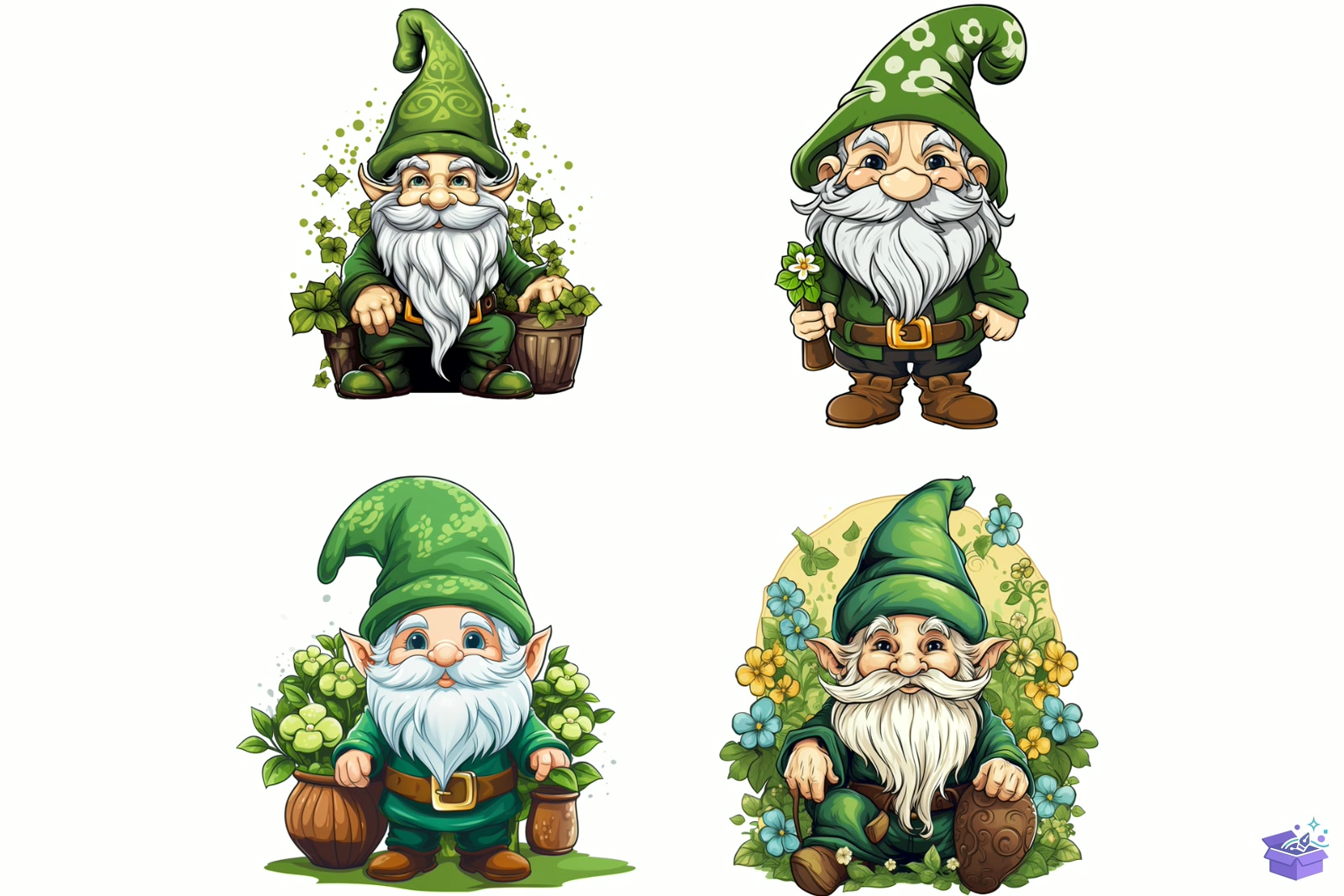 Mardi Gras Gnome Süblimasyon Baskı - DTF & Süblimasyon Baskı Tasarımı (SVG, DXF, EPS, PNG) - detaylı önizleme 3