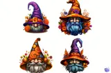 Mardi Gras Cücesi Tasarımı - Clipart Seti (PDF) - detaylı önizleme 4