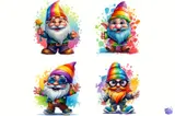 Mardi Gras Cücesi Tasarımı - Clipart Seti (PDF) - detaylı önizleme 6