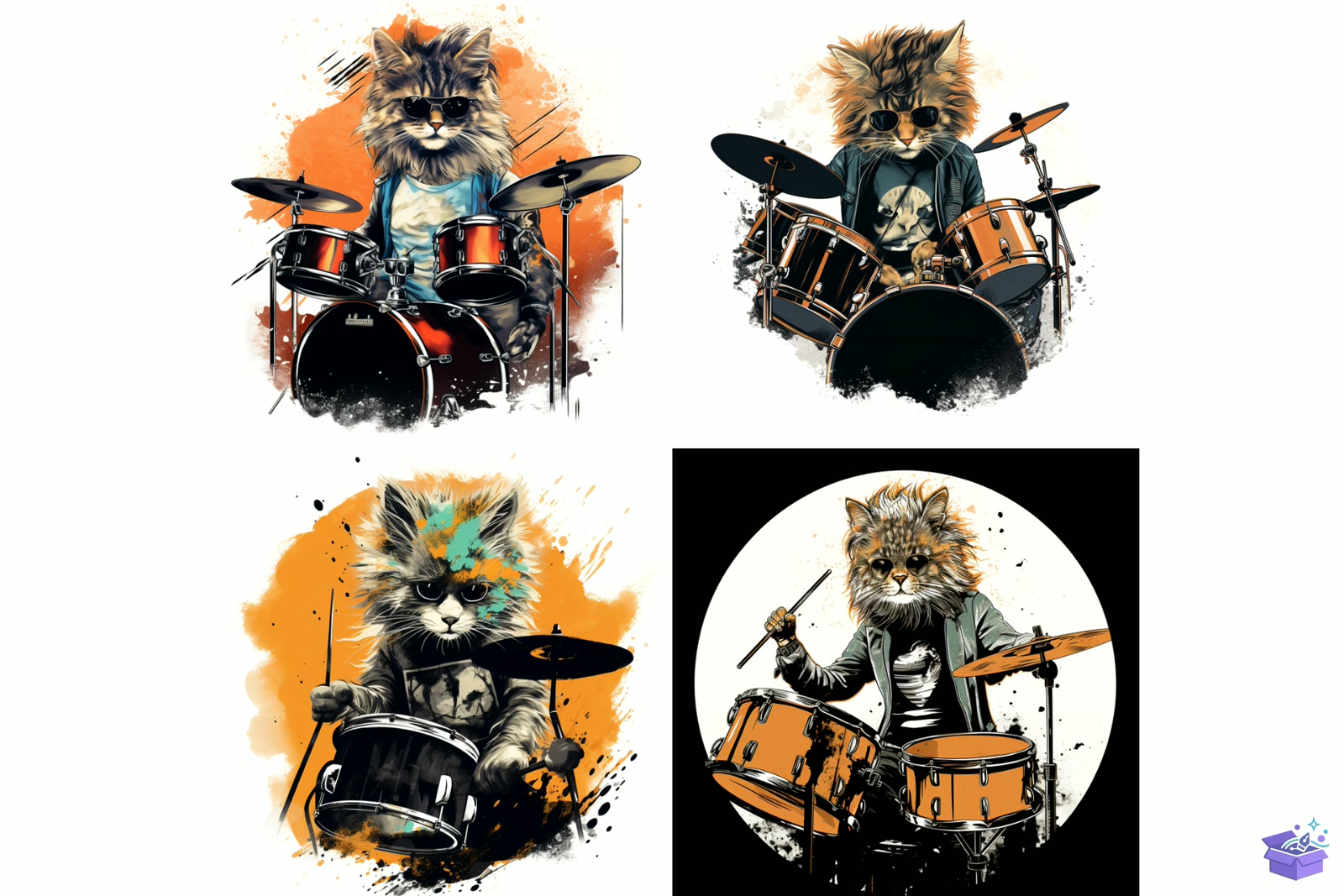Prompt For Animal Rocker Süblimasyon Baskı - DTF & Süblimasyon Baskı Tasarımı (SVG, DXF, EPS, PNG) - detaylı önizleme 2