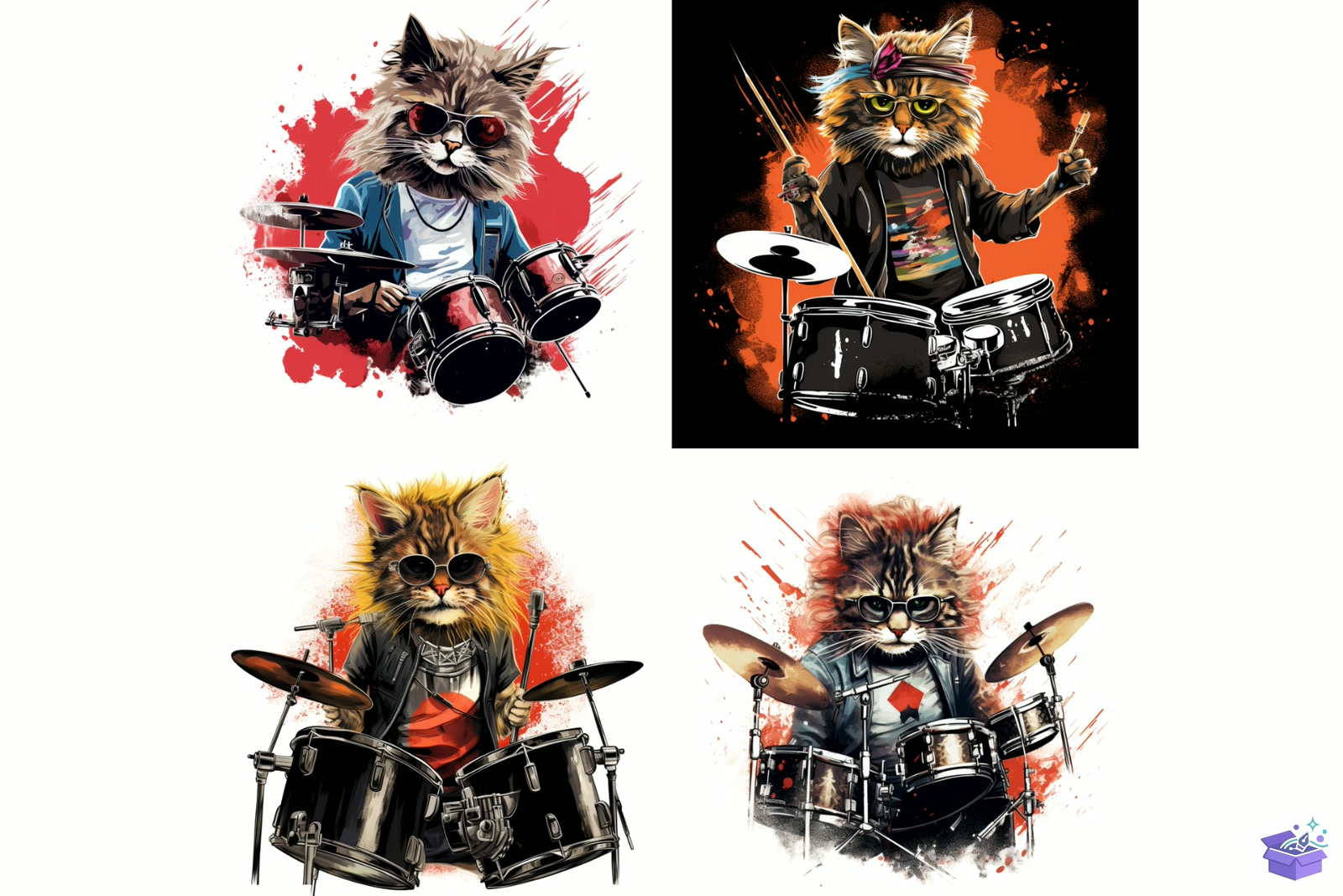Prompt For Animal Rocker Süblimasyon Baskı - DTF & Süblimasyon Baskı Tasarımı (SVG, DXF, EPS, PNG) - detaylı önizleme 3